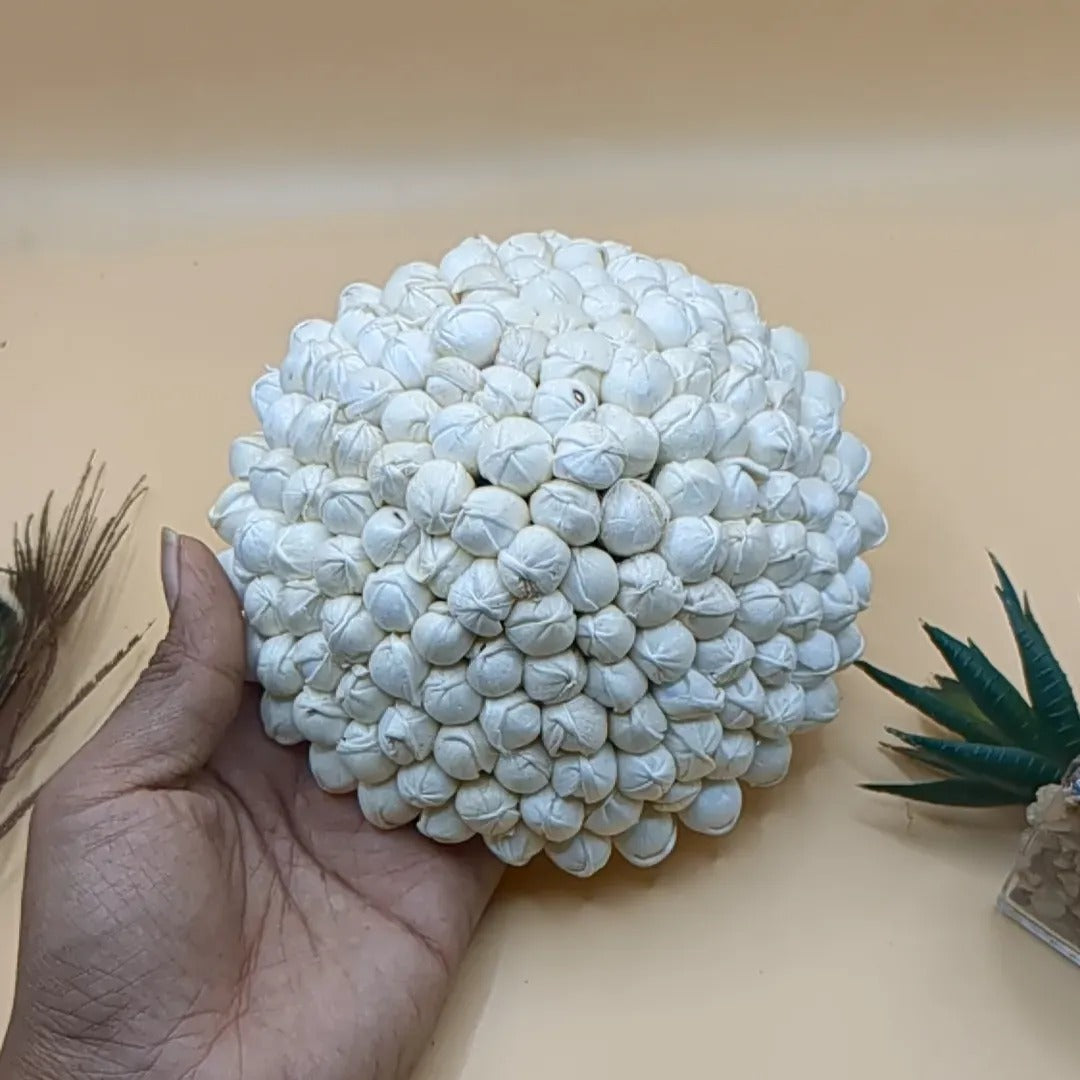 Künstliche indische Haarblumen Weiß