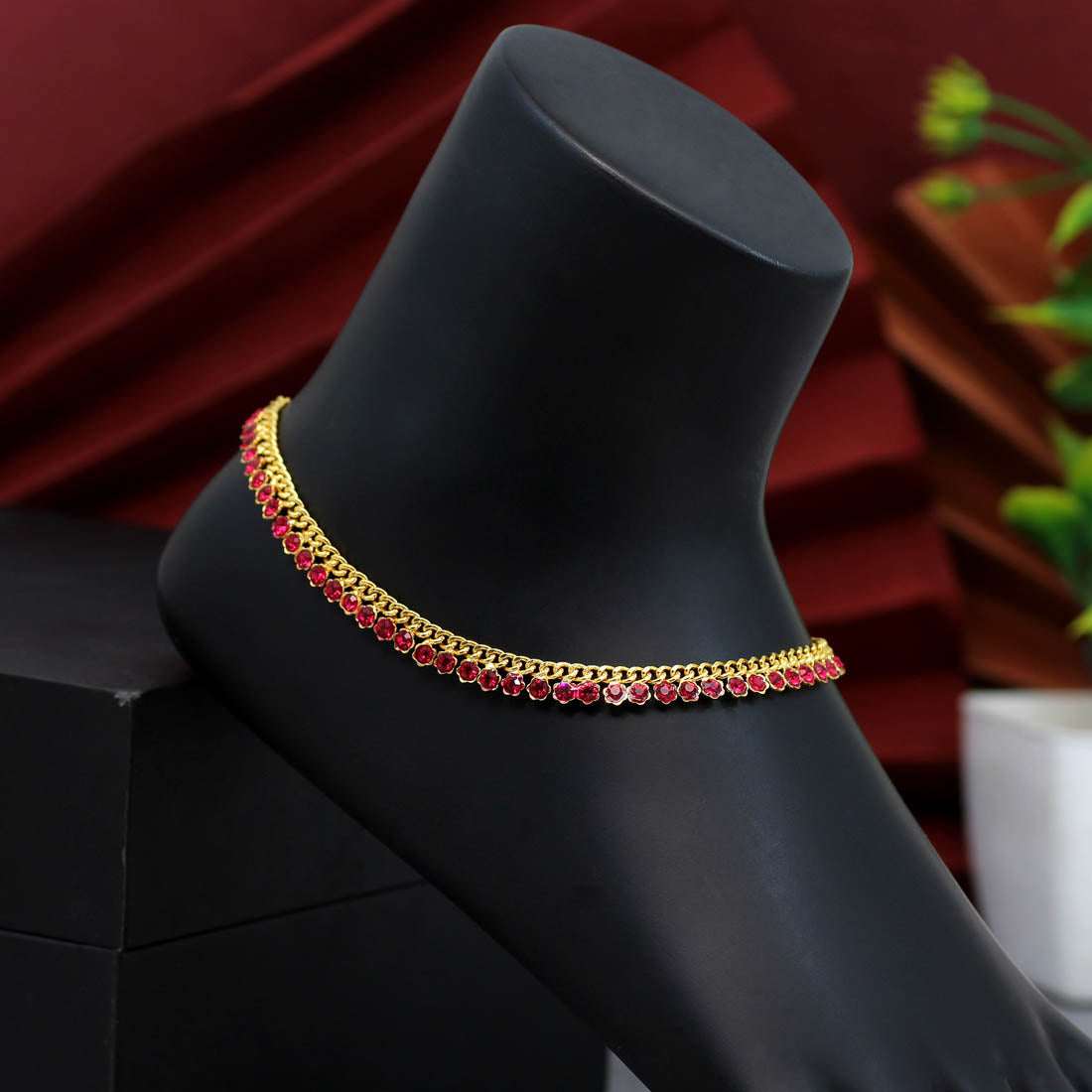 gold anklet
