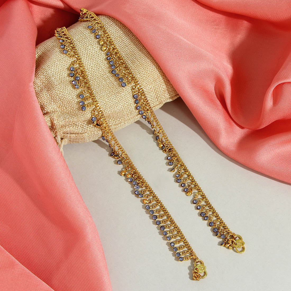 gold anklet