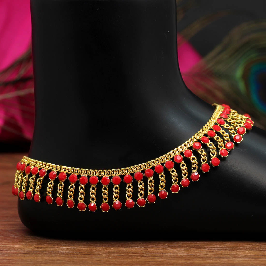 gold anklet