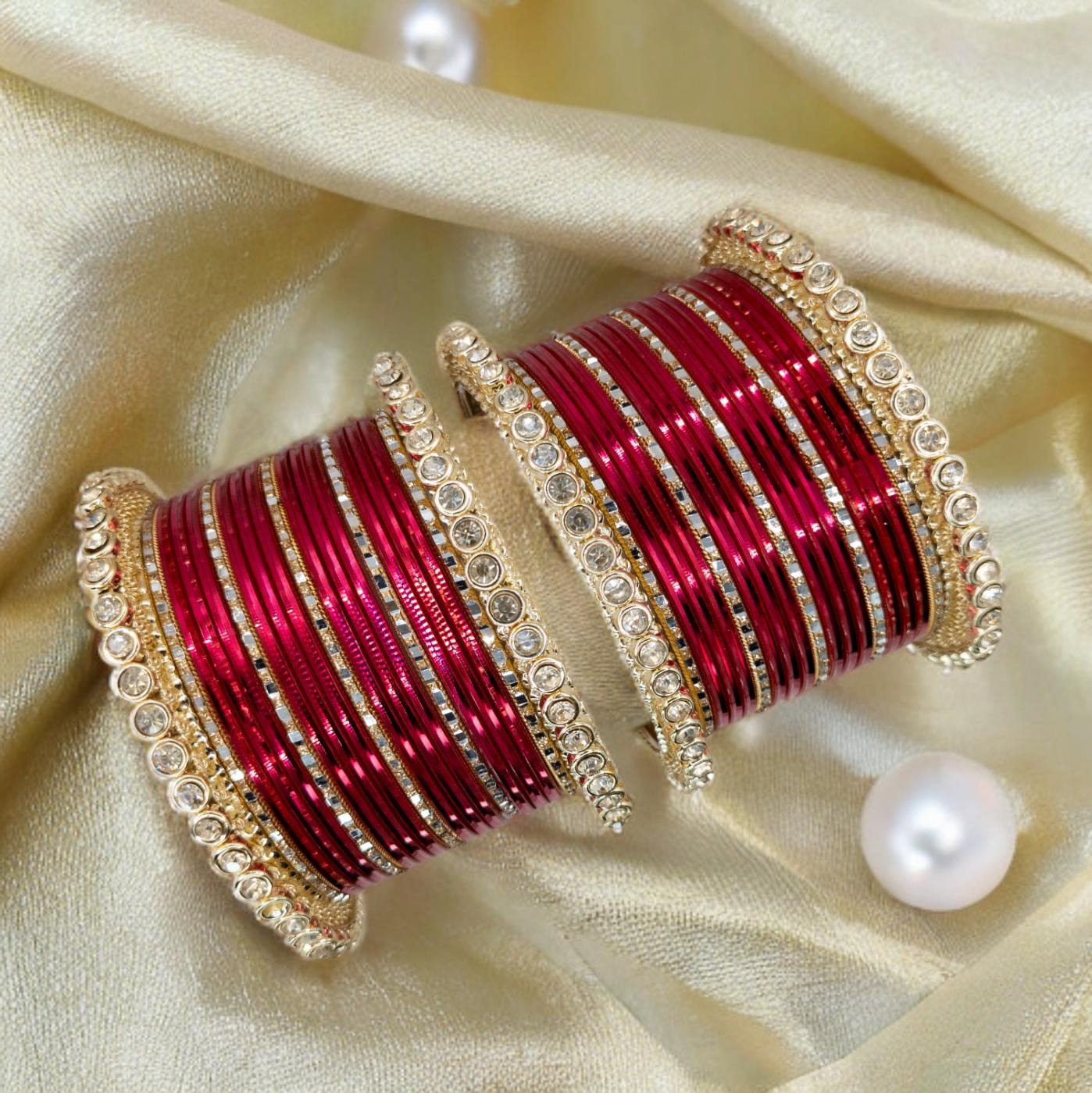Armreifen Set - Magenta | Gold | Größe 2.8 (Kopie)