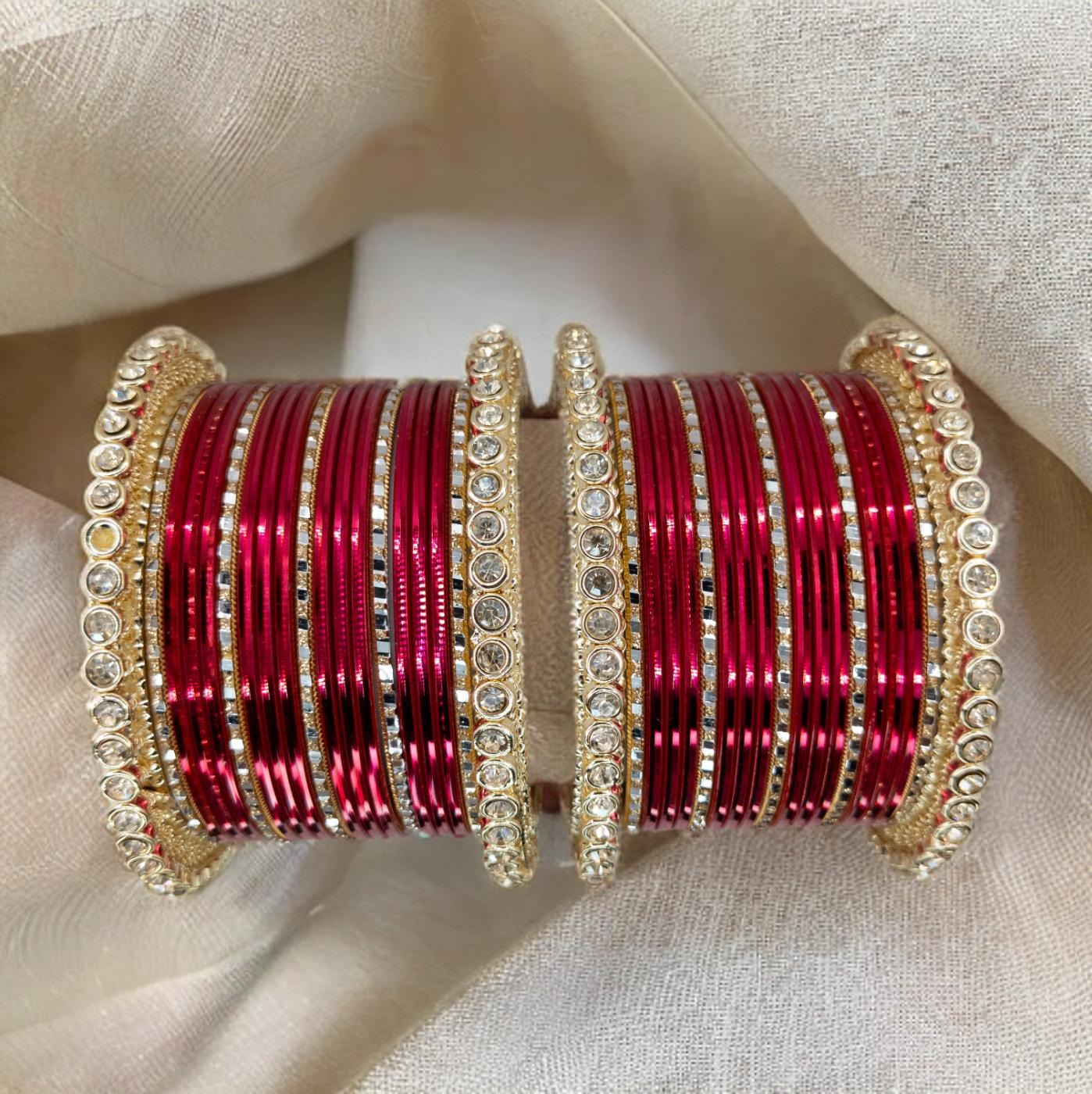 Armreifen Set - Magenta | Gold | Größe 2.8 (Kopie)