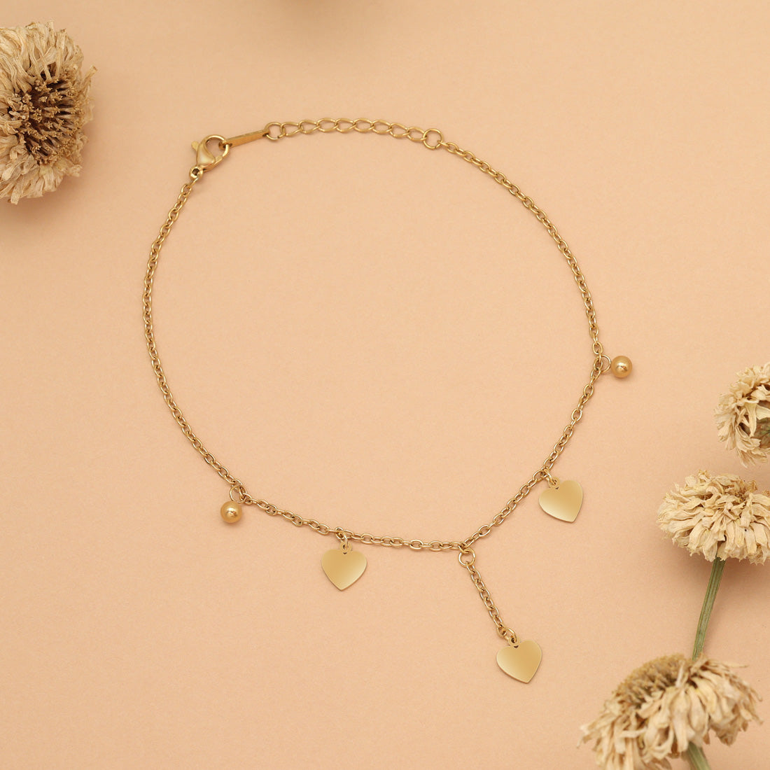 gold anklet