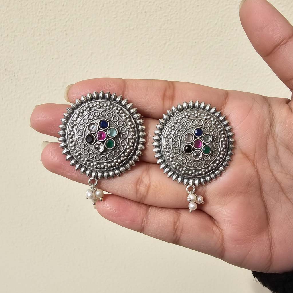 Earrings - Jumkha | silver