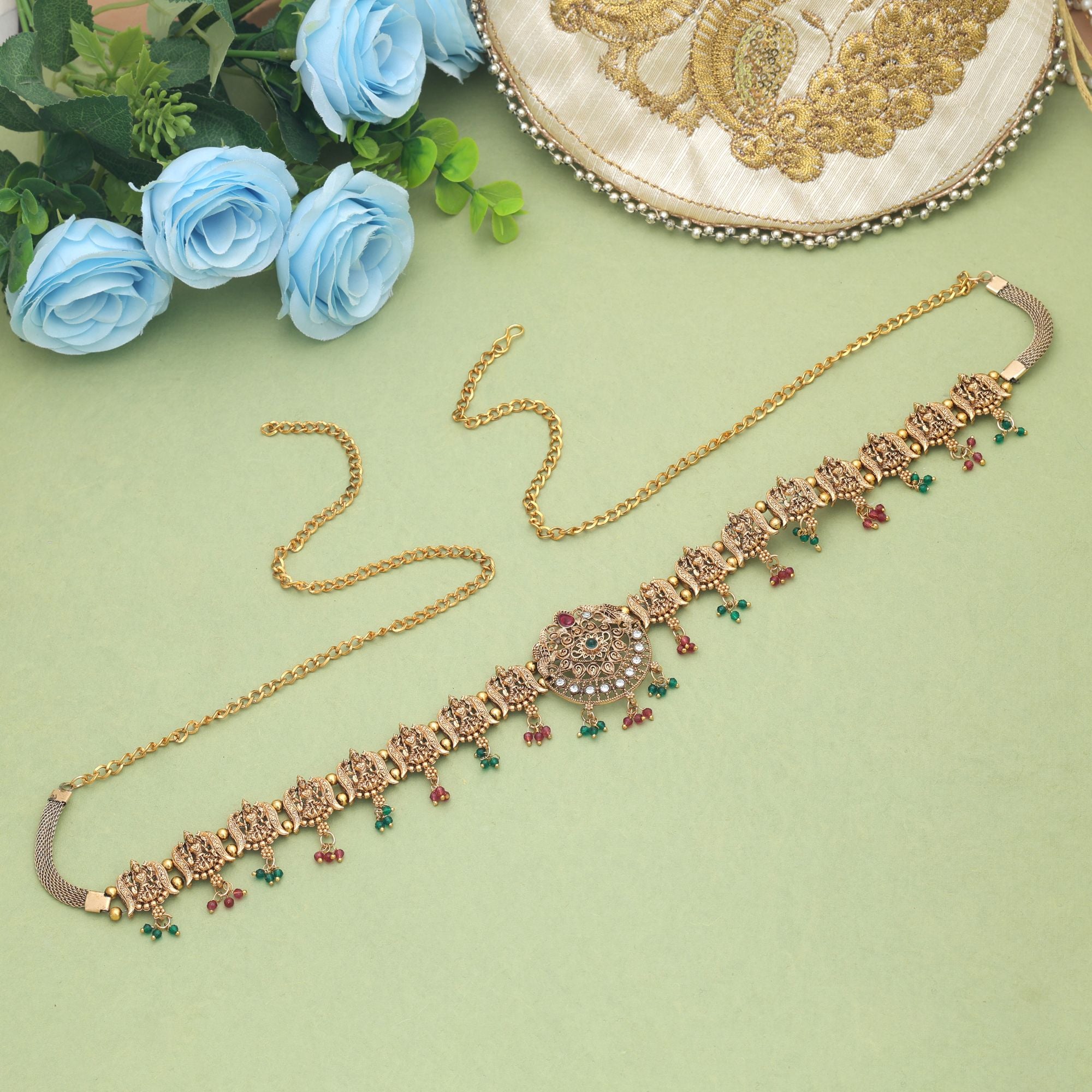 Tempel Heritage Taillenschmuck - gold