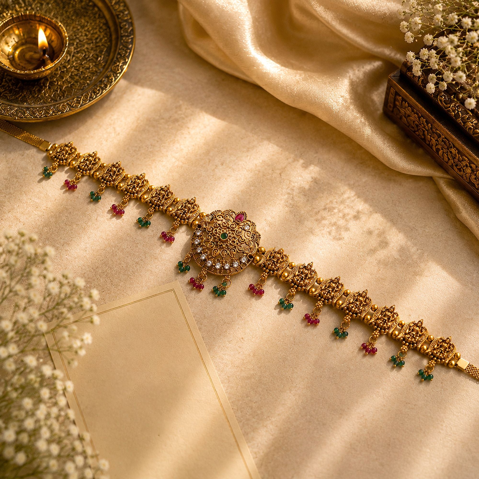 Tempel Heritage Taillenschmuck - gold