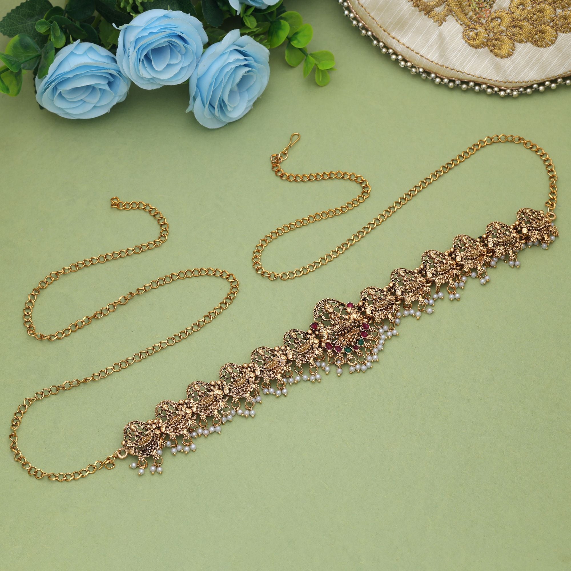 Tempel Heritage Taillenschmuck - gold