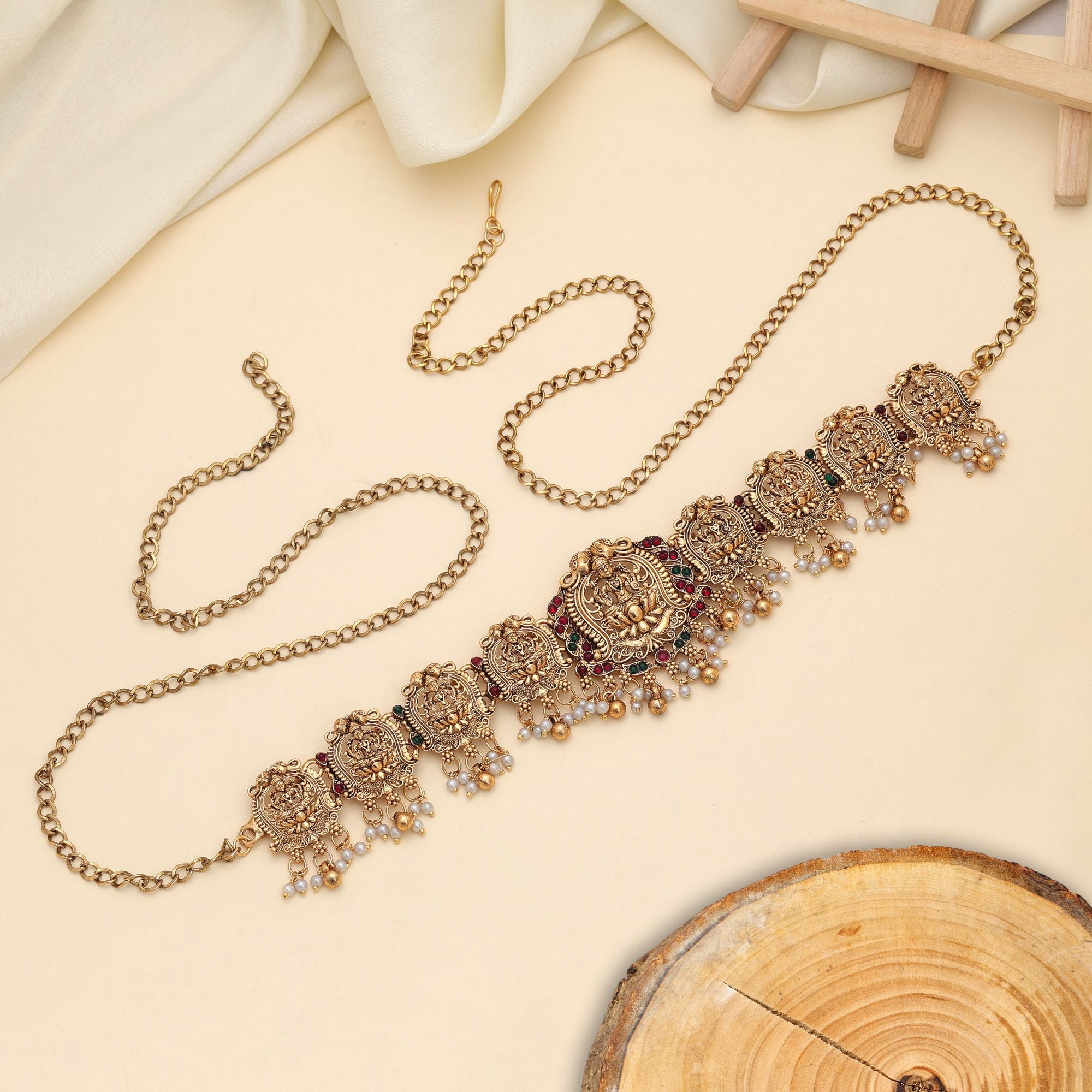 Tempel Heritage Taillenschmuck - gold