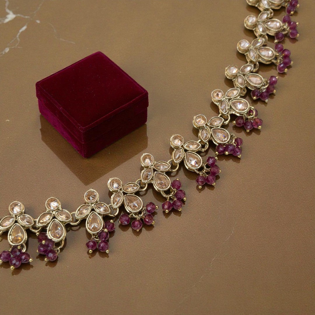 Polki Heritage Waist Jewellery - gold