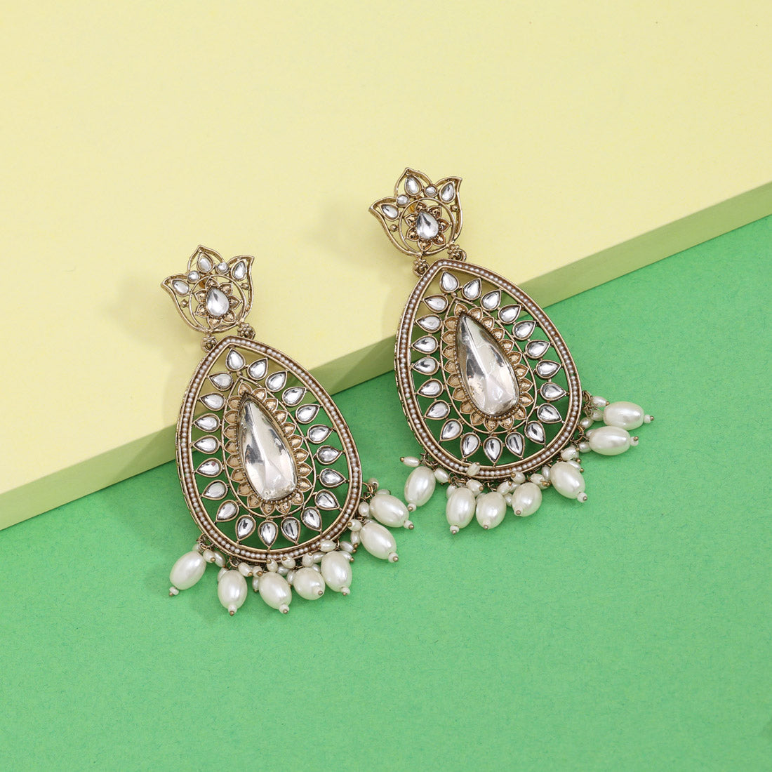 Earrings - Jumkha | silver oxidized