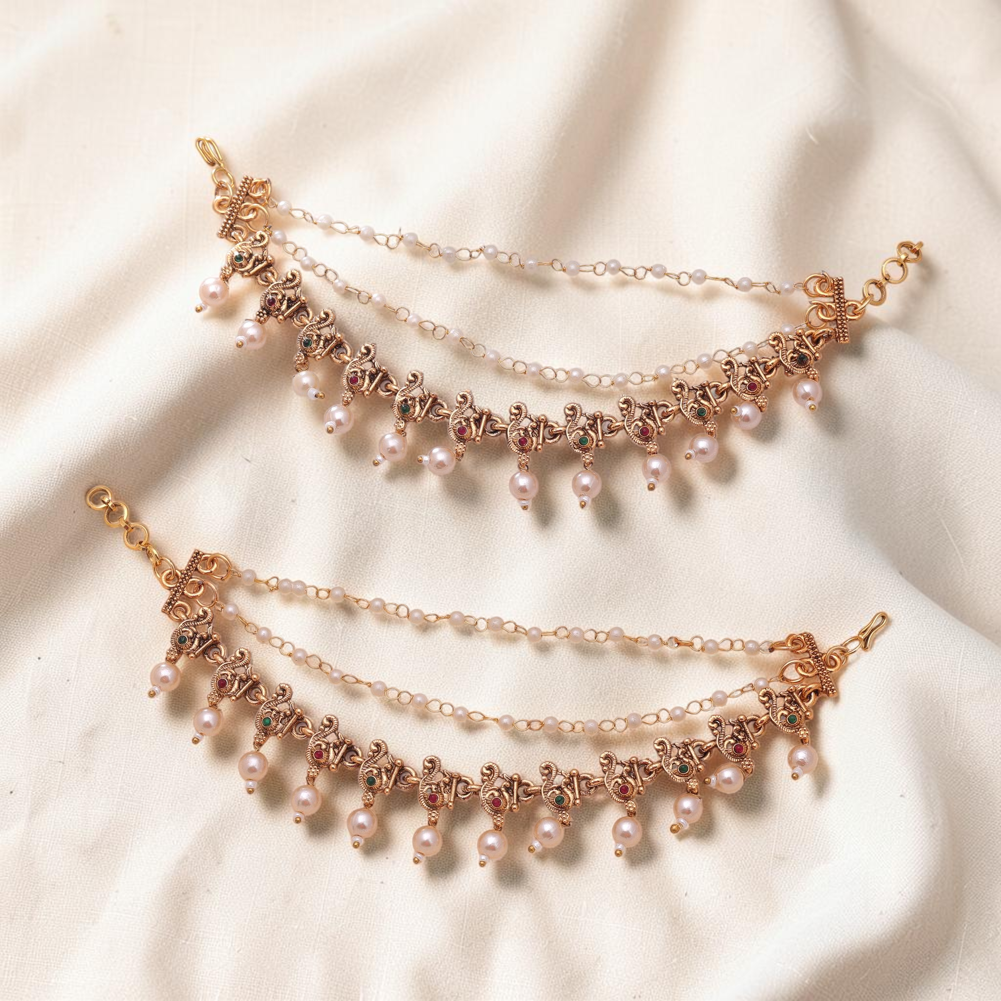 Maatal earring jewelry - gold | Pearl