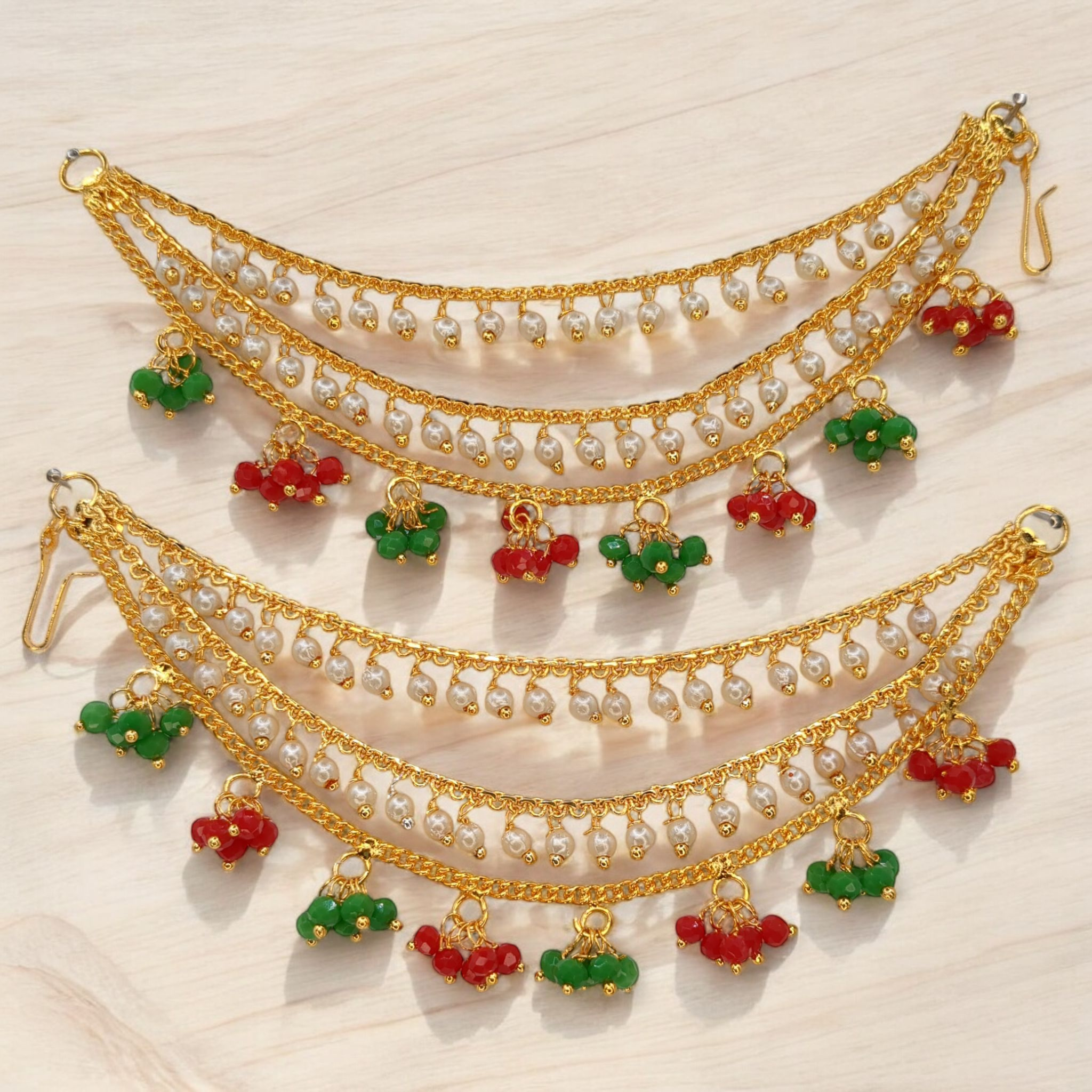 Maatal-Ohrringschmuck - gold | Pearl