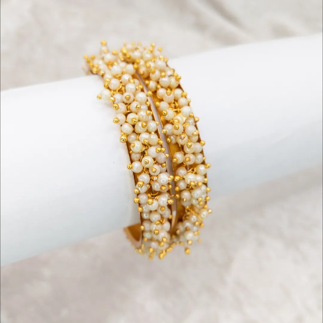 Perlen-Kada-Armreifen (Paar)