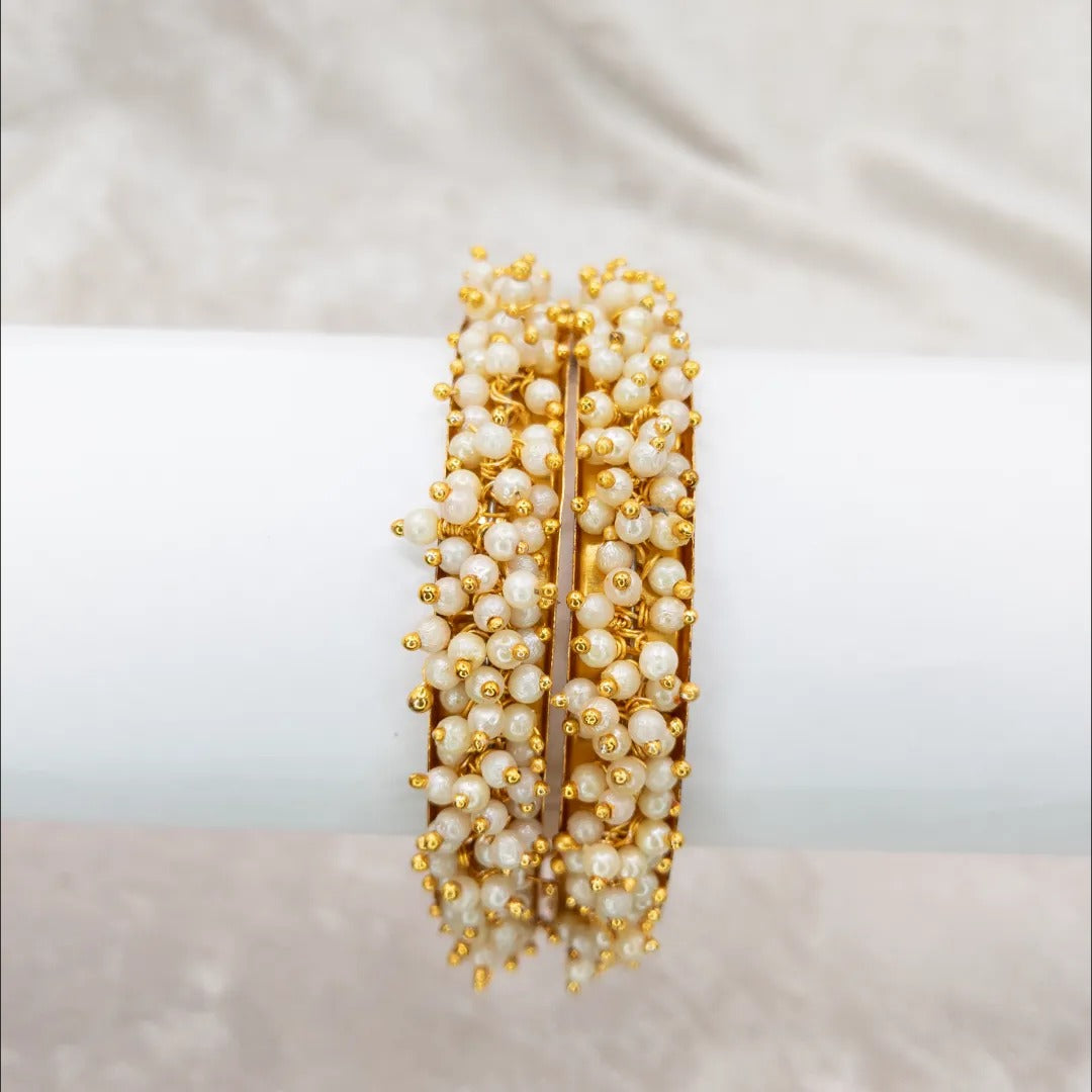 Perlen-Kada-Armreifen (Paar)