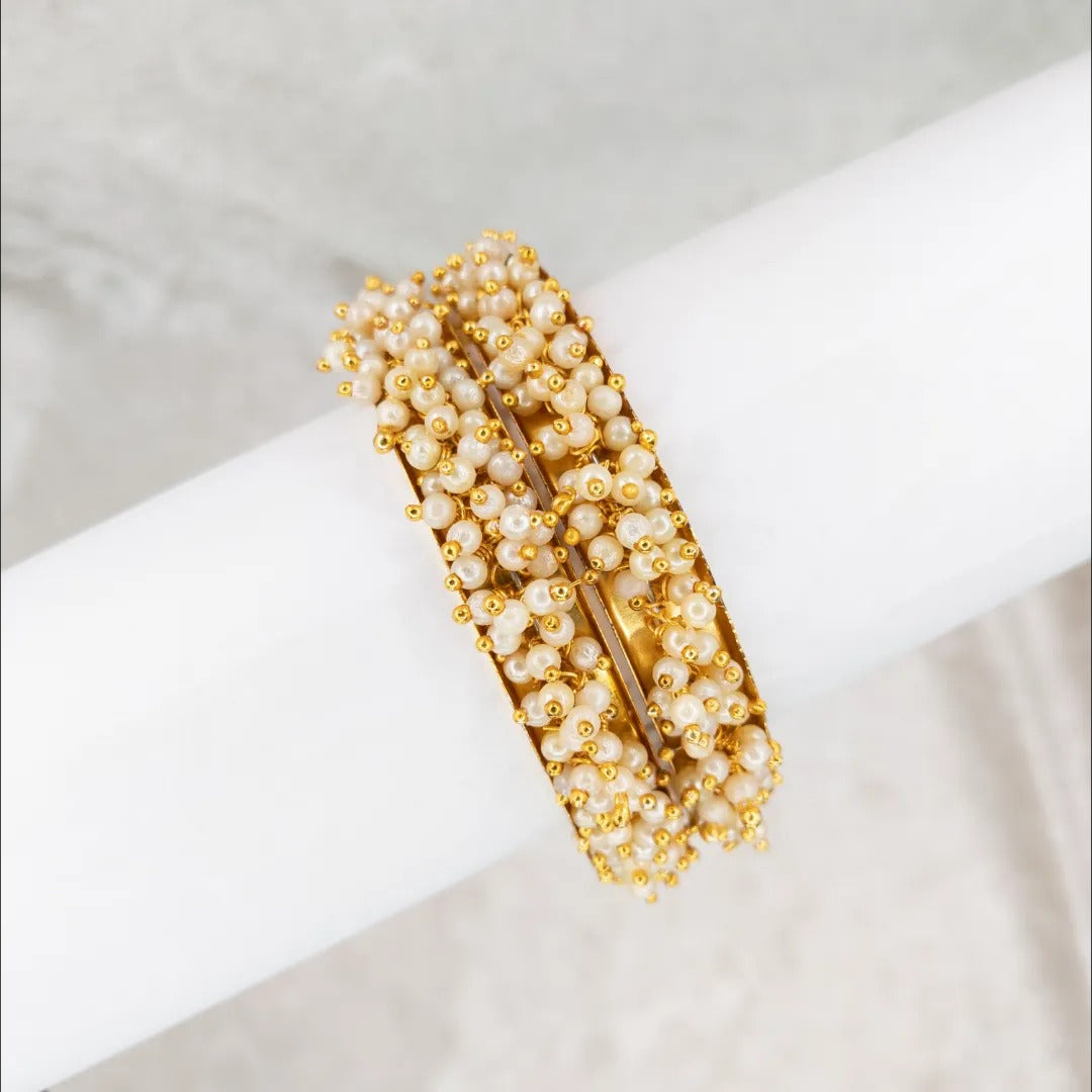 Perlen-Kada-Armreifen (Paar)