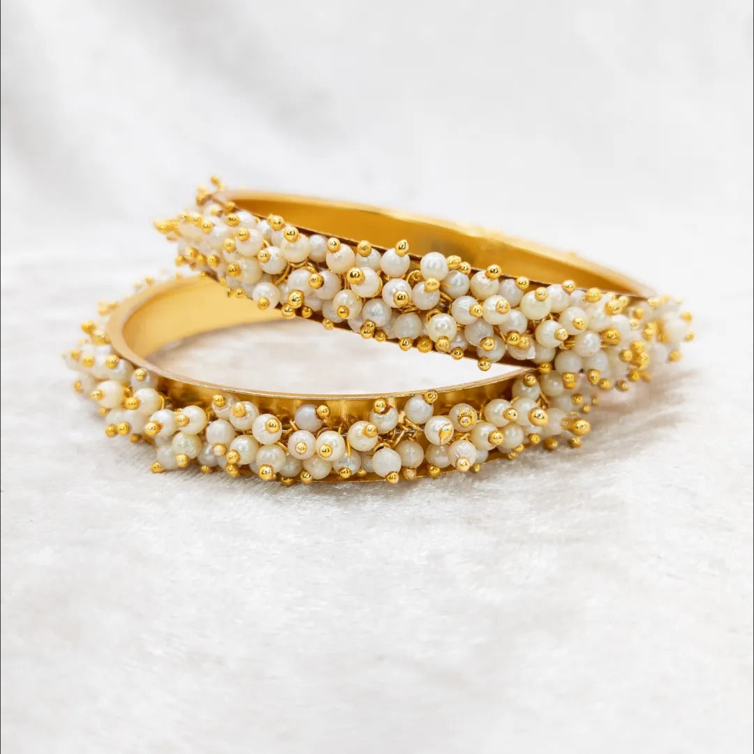 Perlen-Kada-Armreifen (Paar)