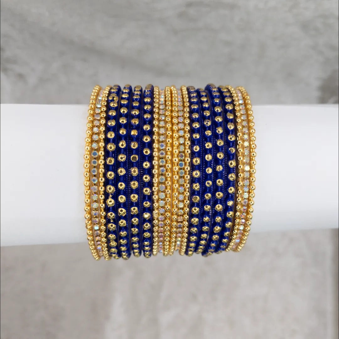 Armreifen Set - Metal Armreifen - Blau