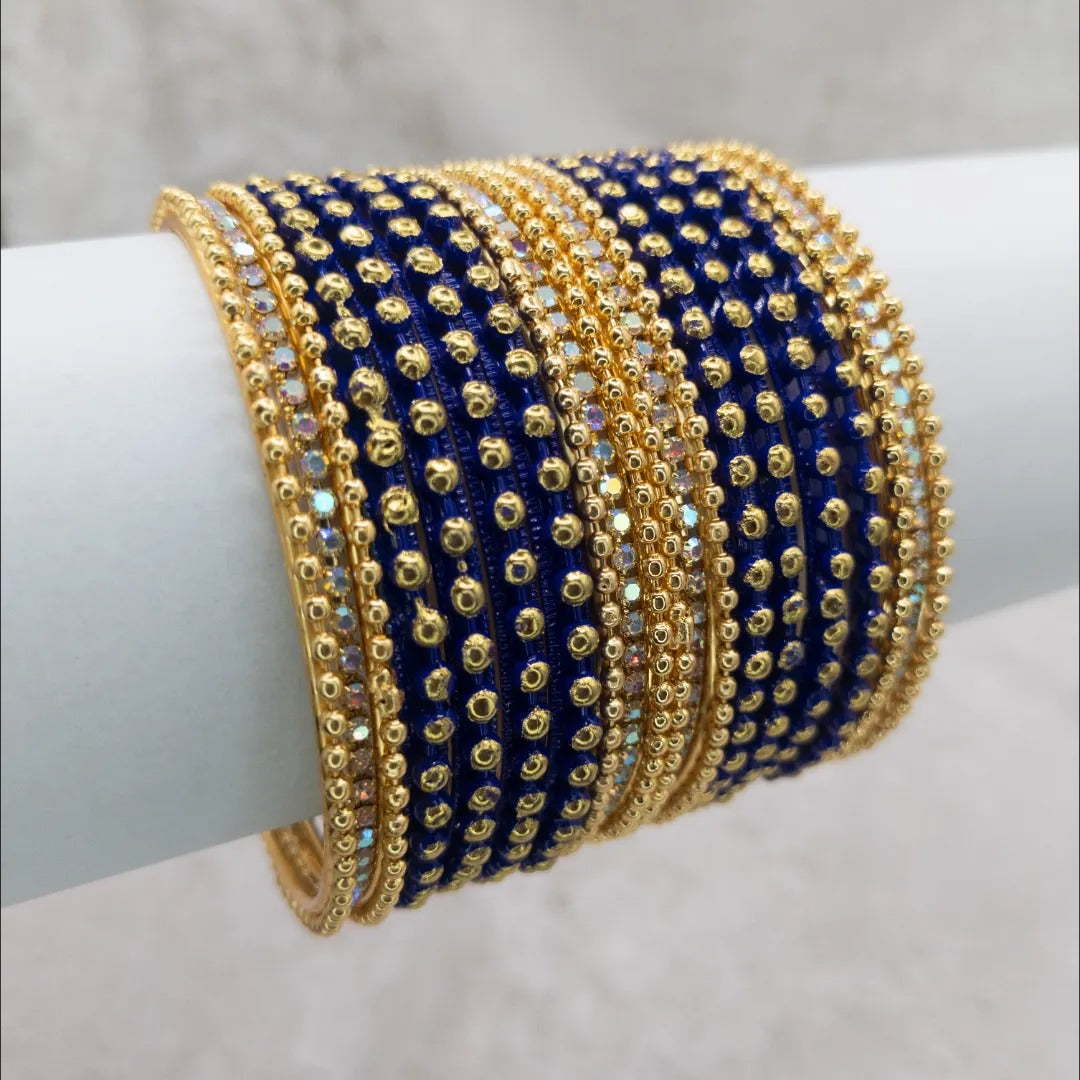 Armreifen Set - Metal Armreifen - Blau