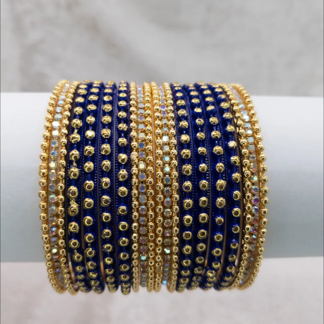 Armreifen Set - Metal Armreifen - Blau