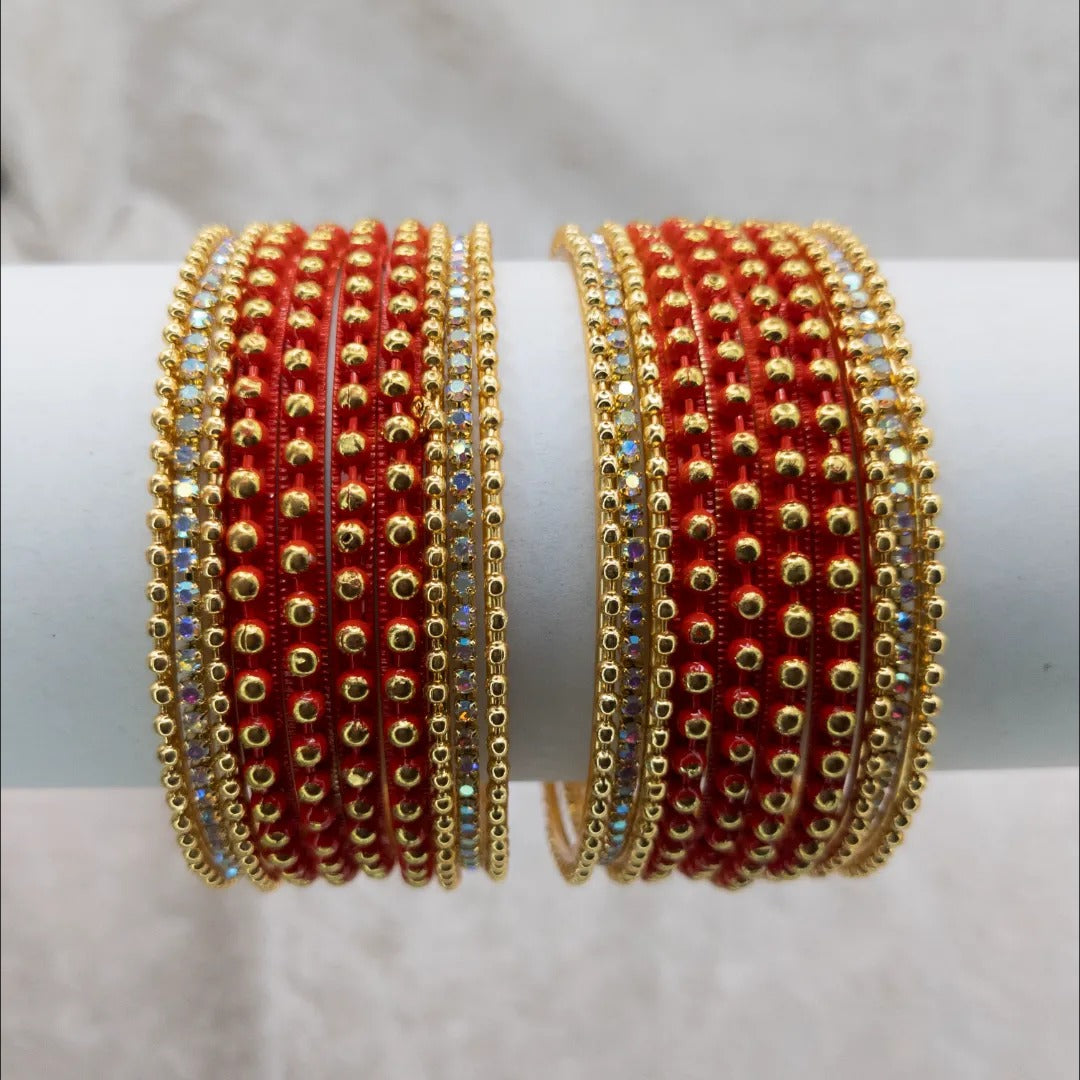 Armreifen Set - Metal Armreifen - Orange