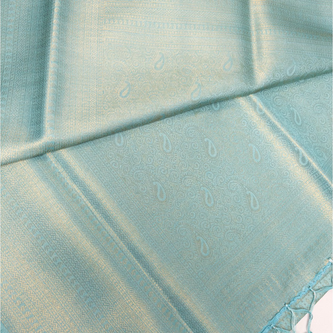 Soft Silk Saree – Hochwertige Handloom-Seide | Premium Weiche Seide Sari | Türkis