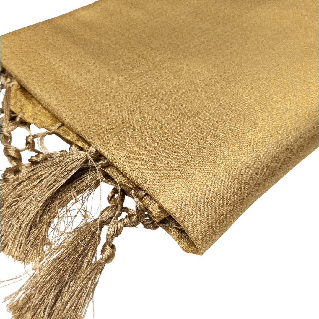 Soft Silk Saree – Hochwertige Handloom-Seide | Premium Weiche Seide Sari | gold