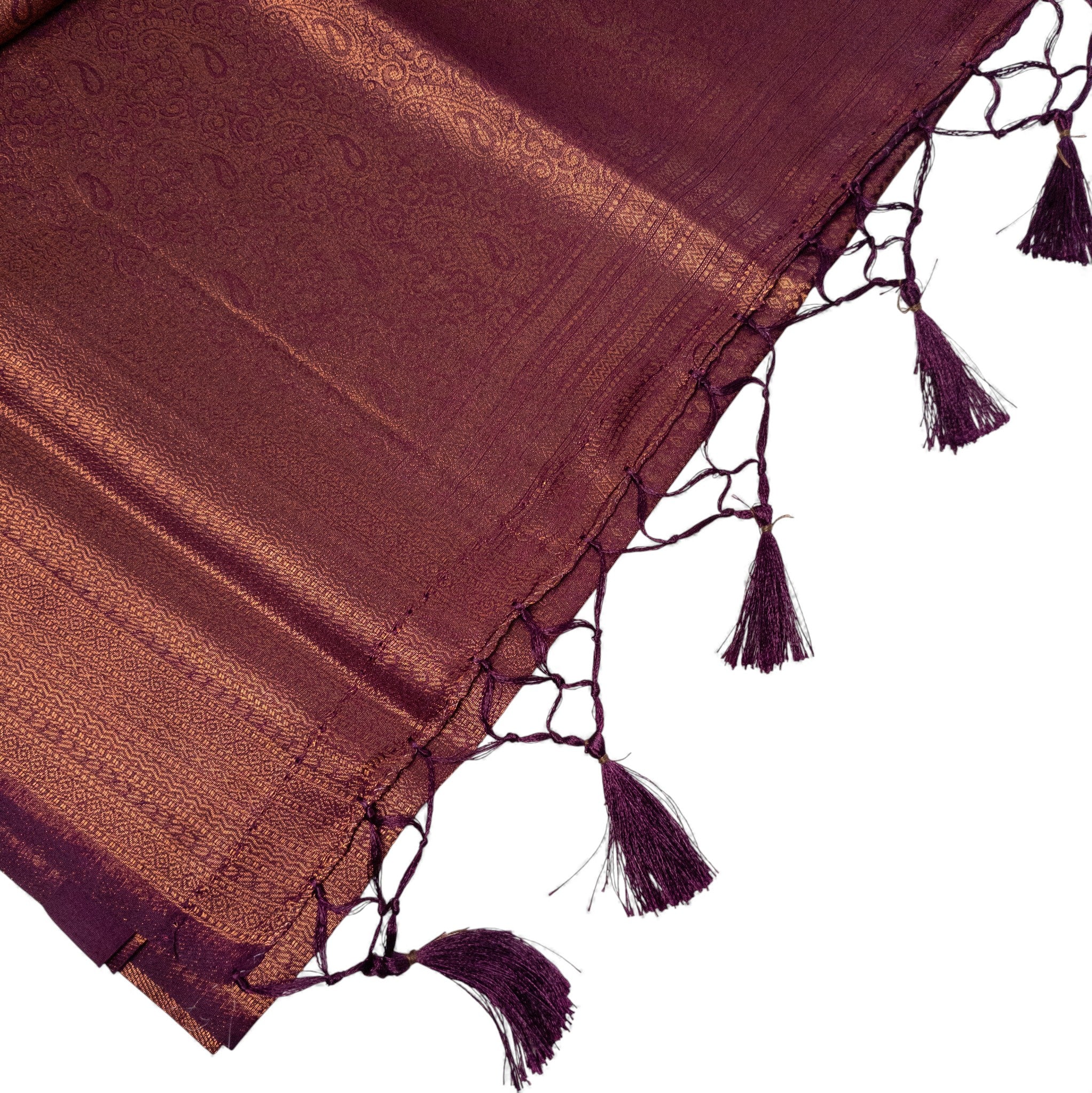 Soft Silk Saree – Hochwertige Handloom-Seide | Premium Weiche Seide Sari | wine rot