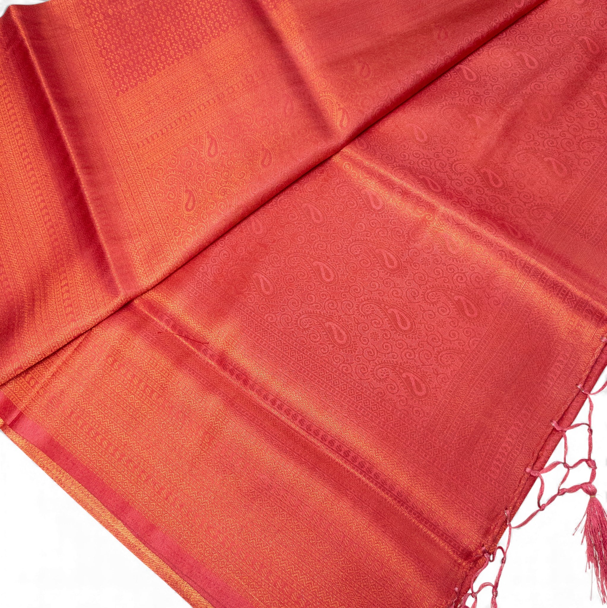 Soft Silk Saree – Hochwertige Handloom-Seide | Premium Weiche Seide Sari | Peach