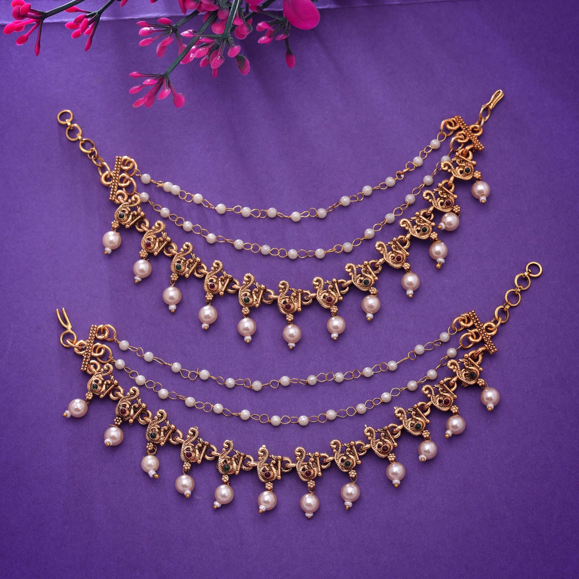 Maatal earring jewelry - gold | Pearl