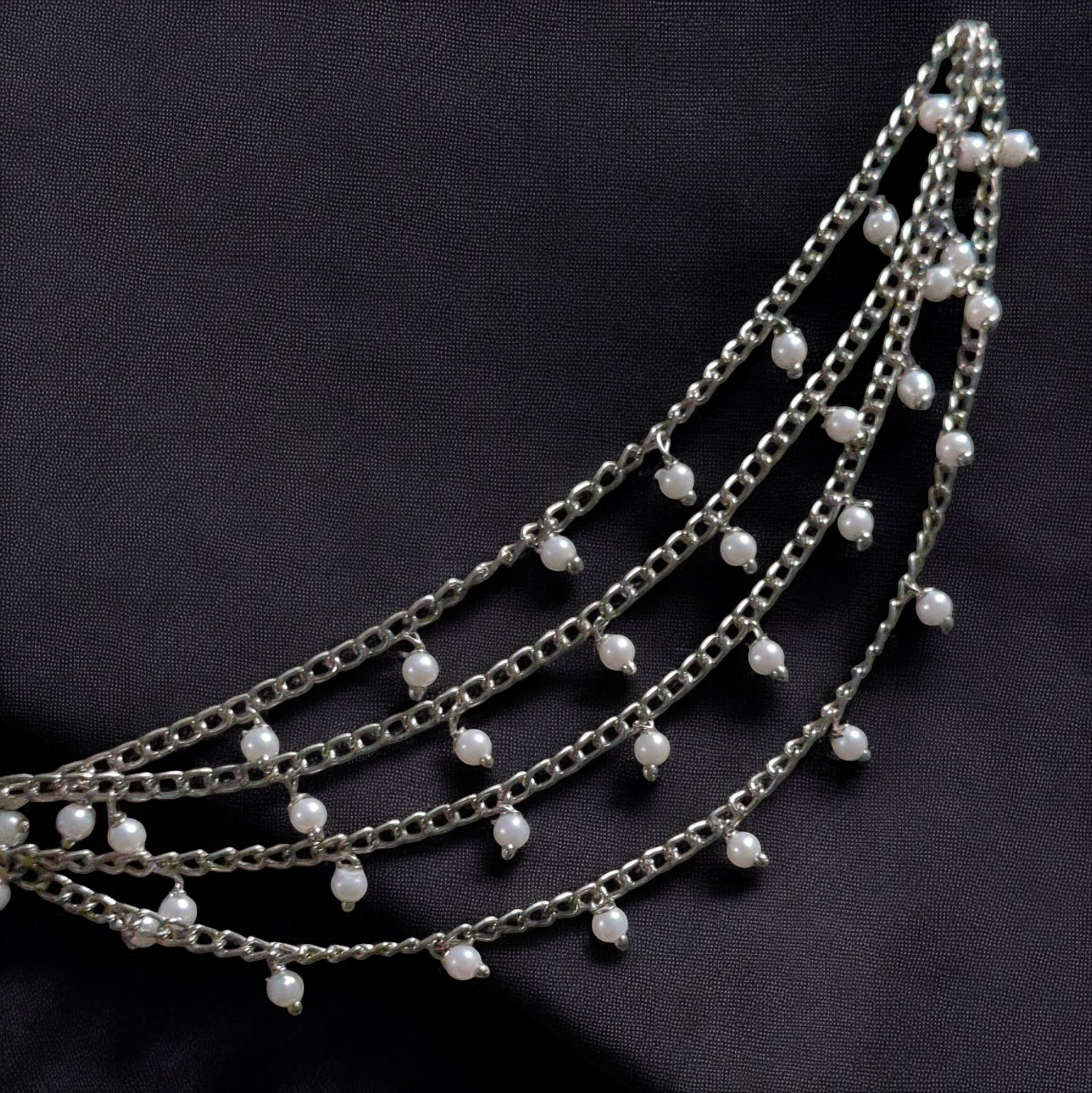 Maatal-Ohrringschmuck - Silber | Pearl