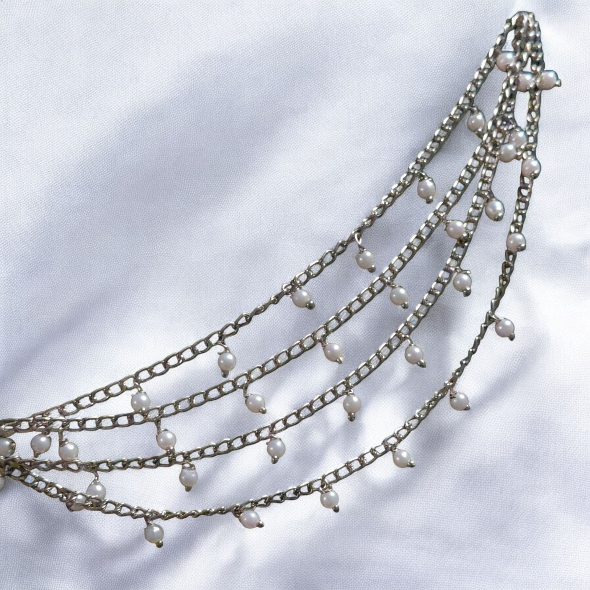 Maatal-Ohrringschmuck - Silber | Pearl