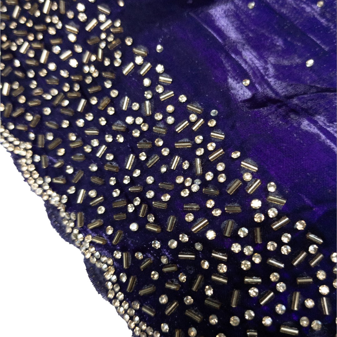 Space Silk Sarees – Premium | Edle, Weiche Seide in Perfektion | lila