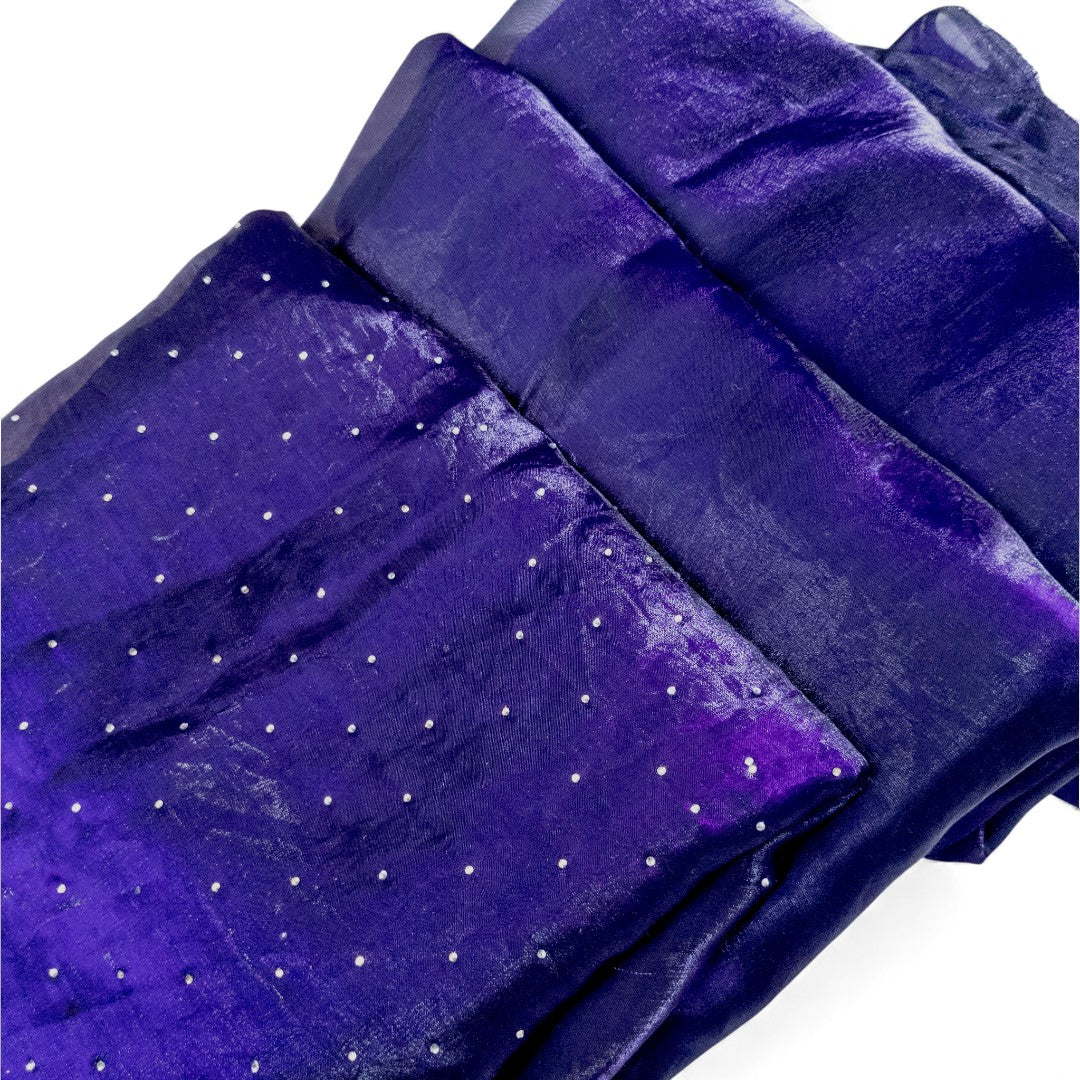 Space Silk Sarees – Premium | Edle, Weiche Seide in Perfektion | lila