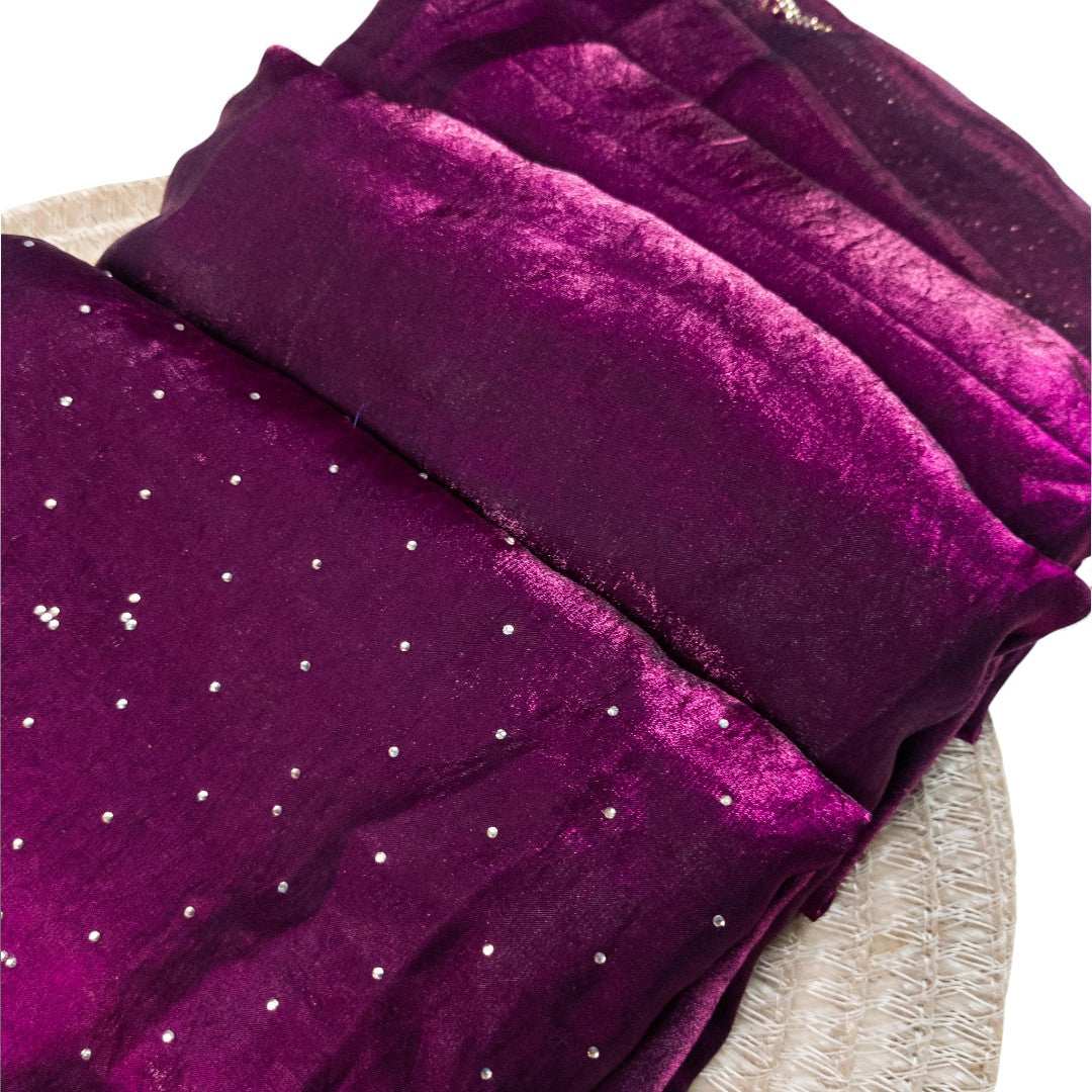 Space Silk Sarees – Premium | Edle, Weiche Seide in Perfektion | Magenta