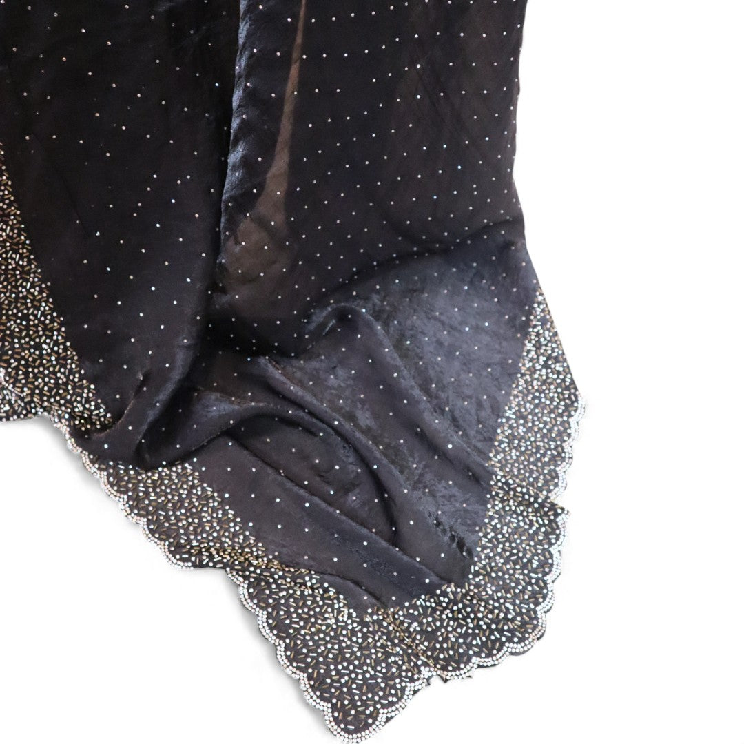 Space Silk Sarees – Premium | Edle, Weiche Seide in Perfektion | schwarz