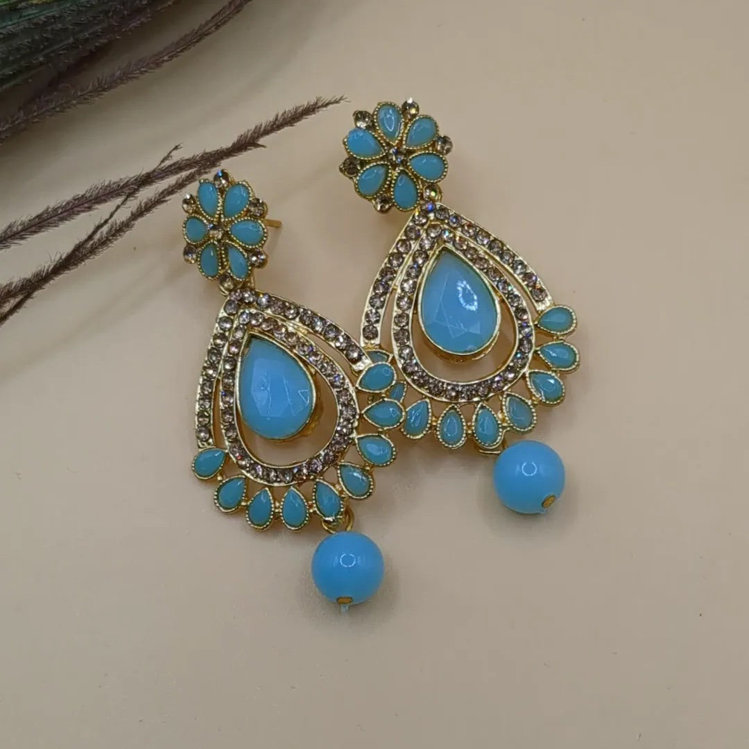 Earrings Blue