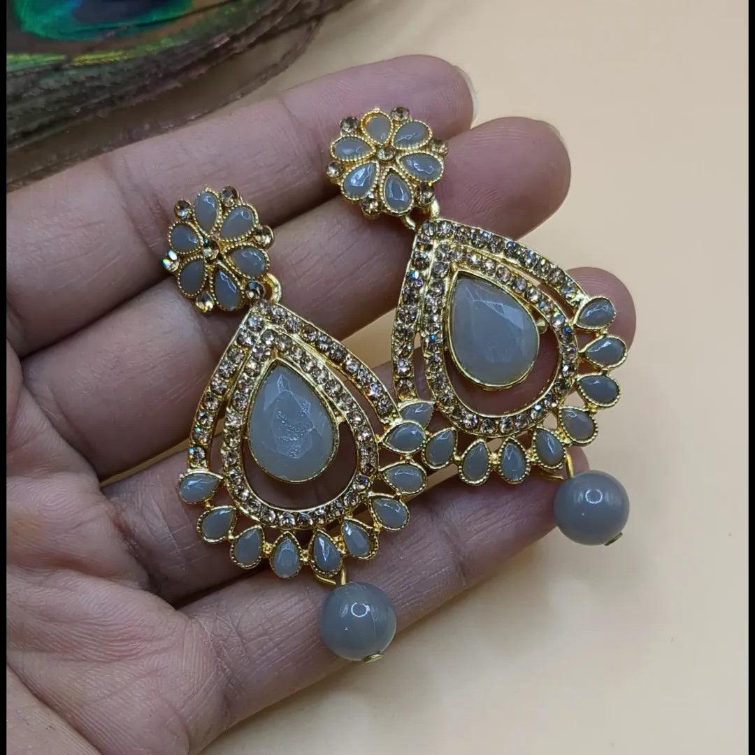 Earrings Gray