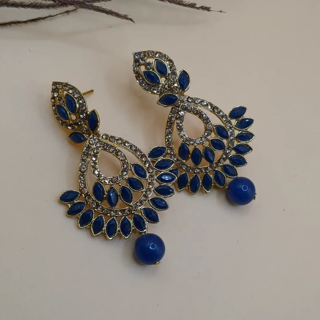 Earrings Blue