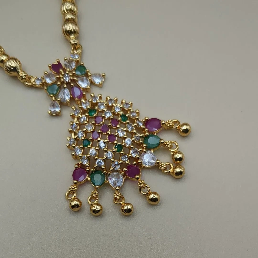 Heritage necklace in classic design | Gold plated