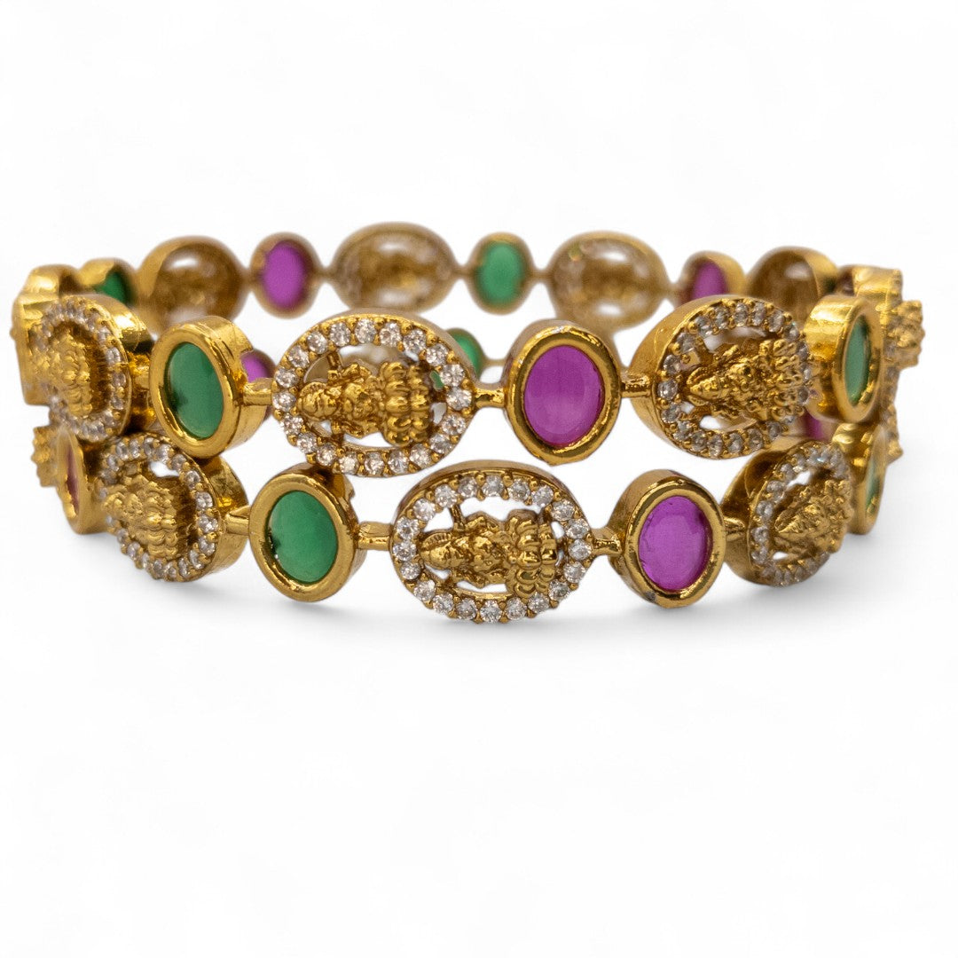 Luxmi bangle set with 2 bangles