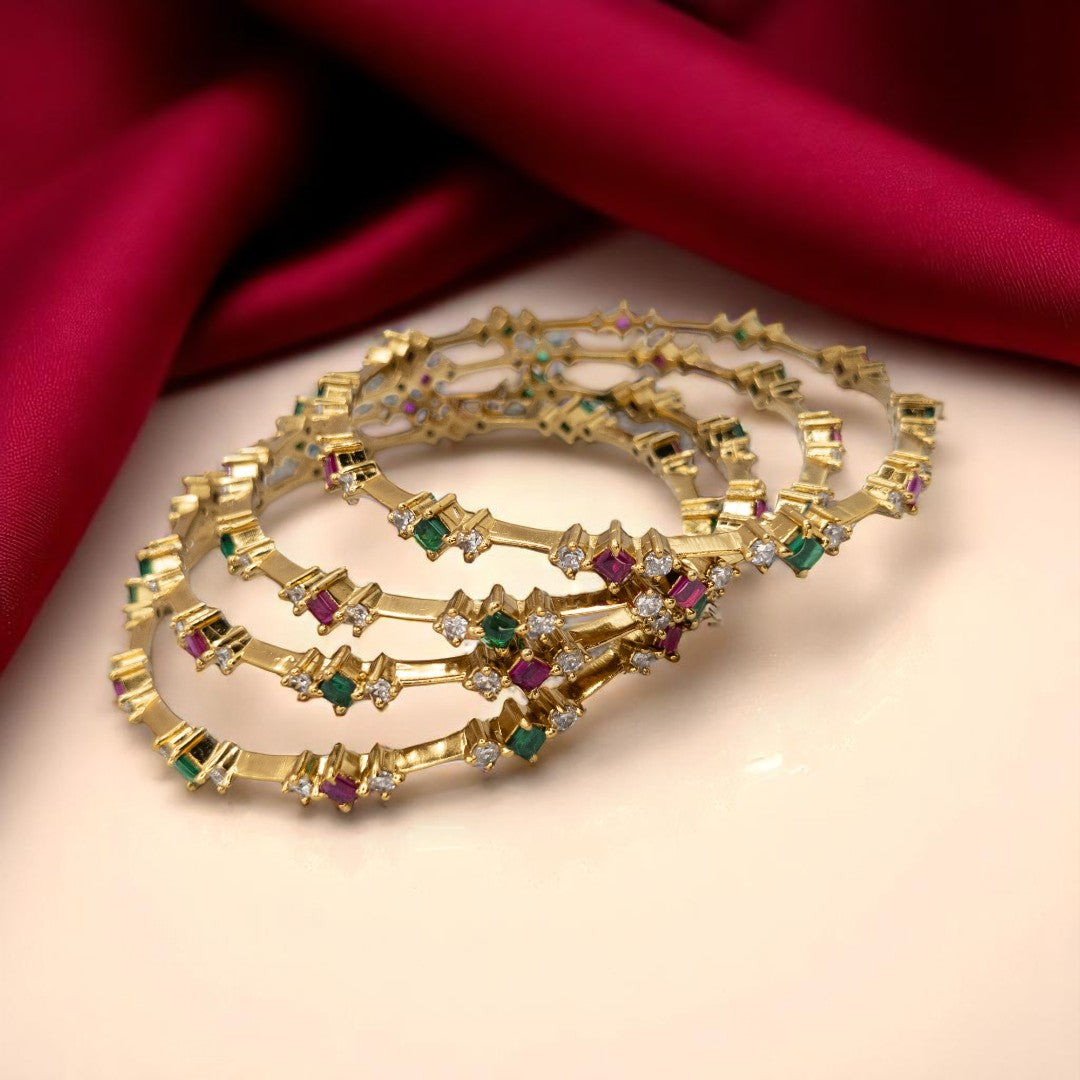 Luxmi bangle set with 2 bangles