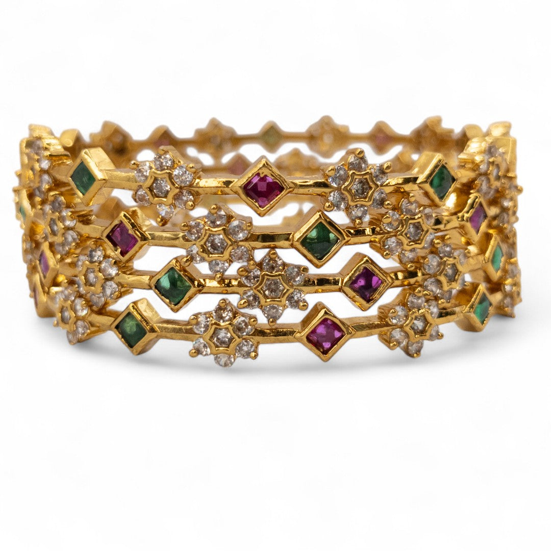 Luxmi bangle set with 2 bangles