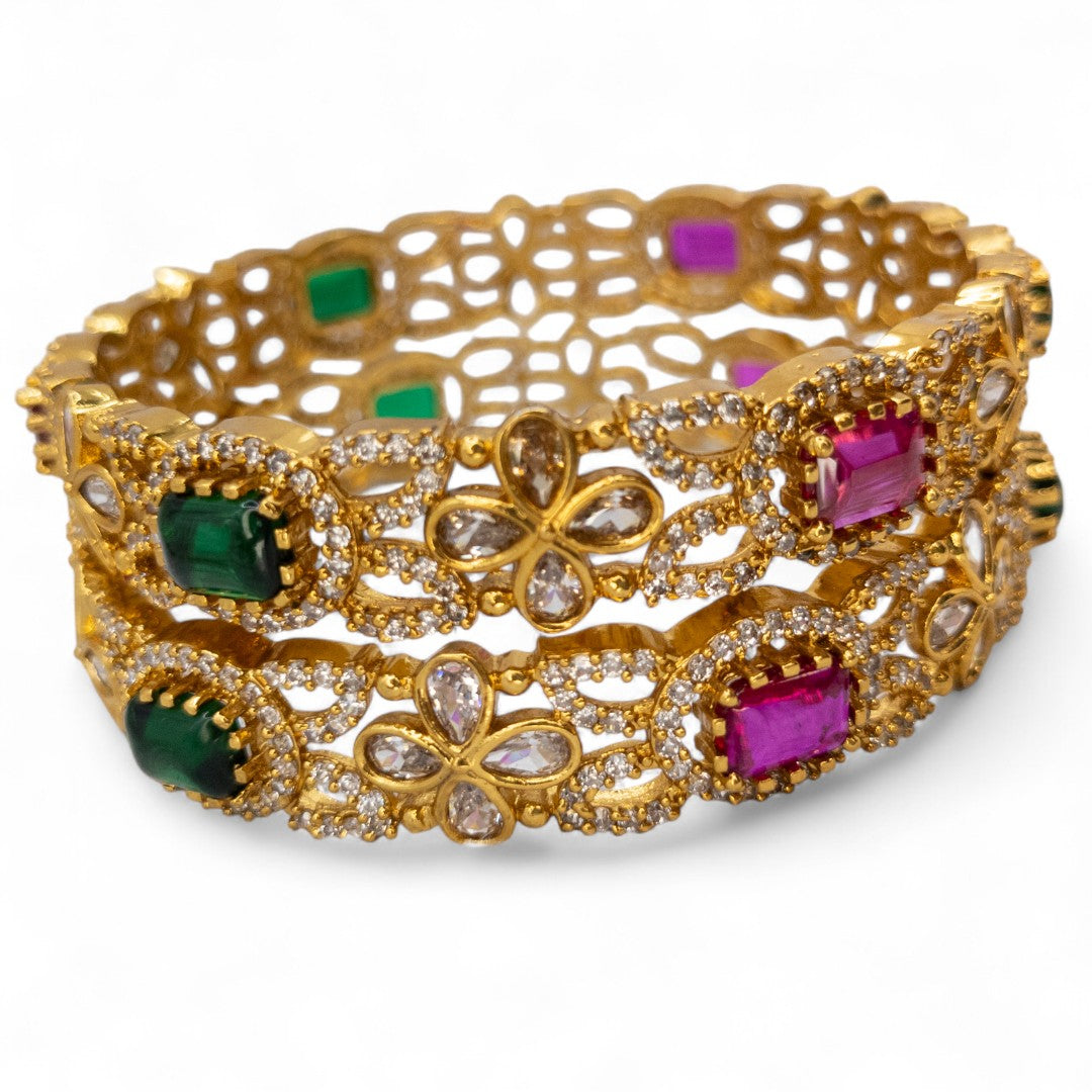 Luxmi bangle set with 2 bangles