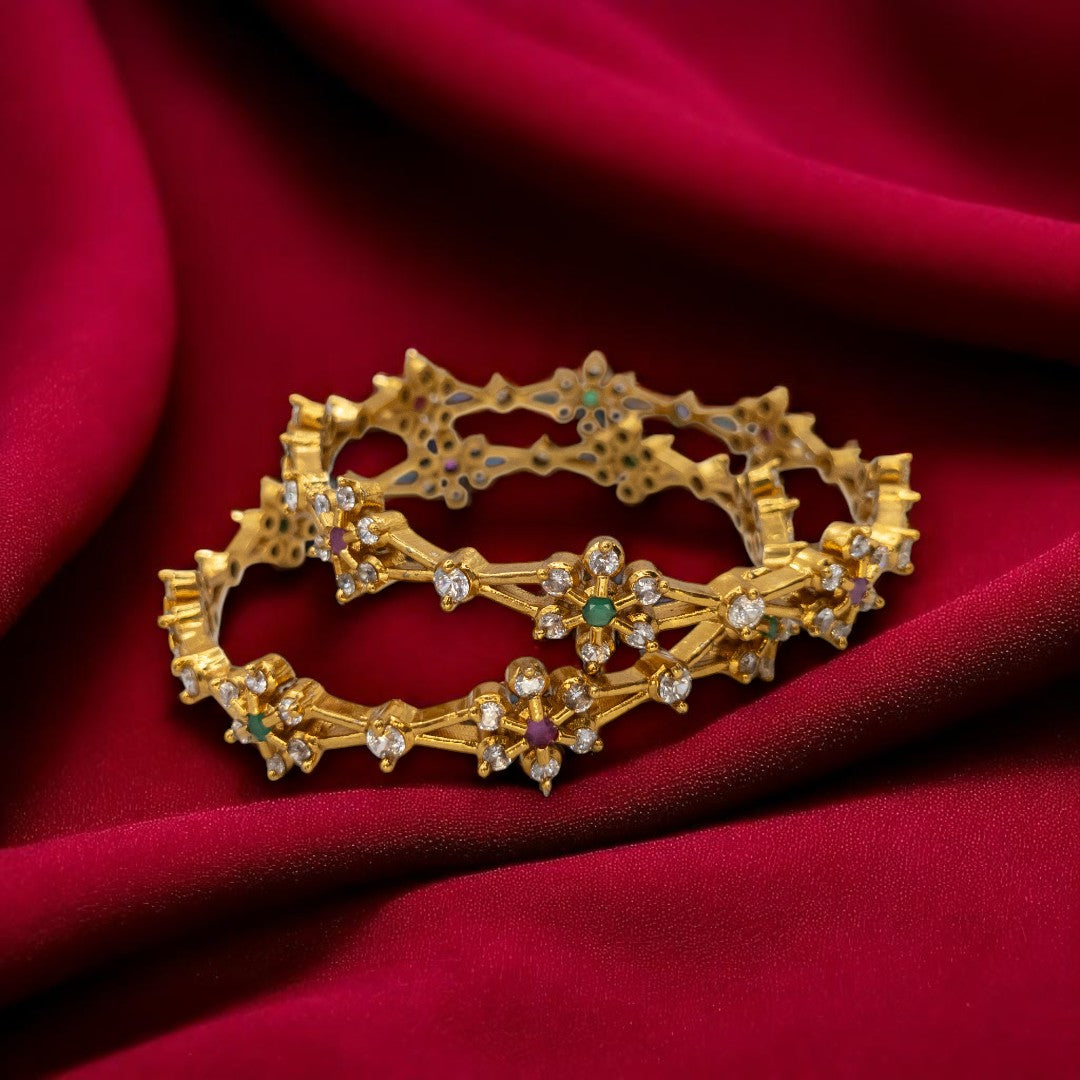 Luxmi bangle set with 2 bangles