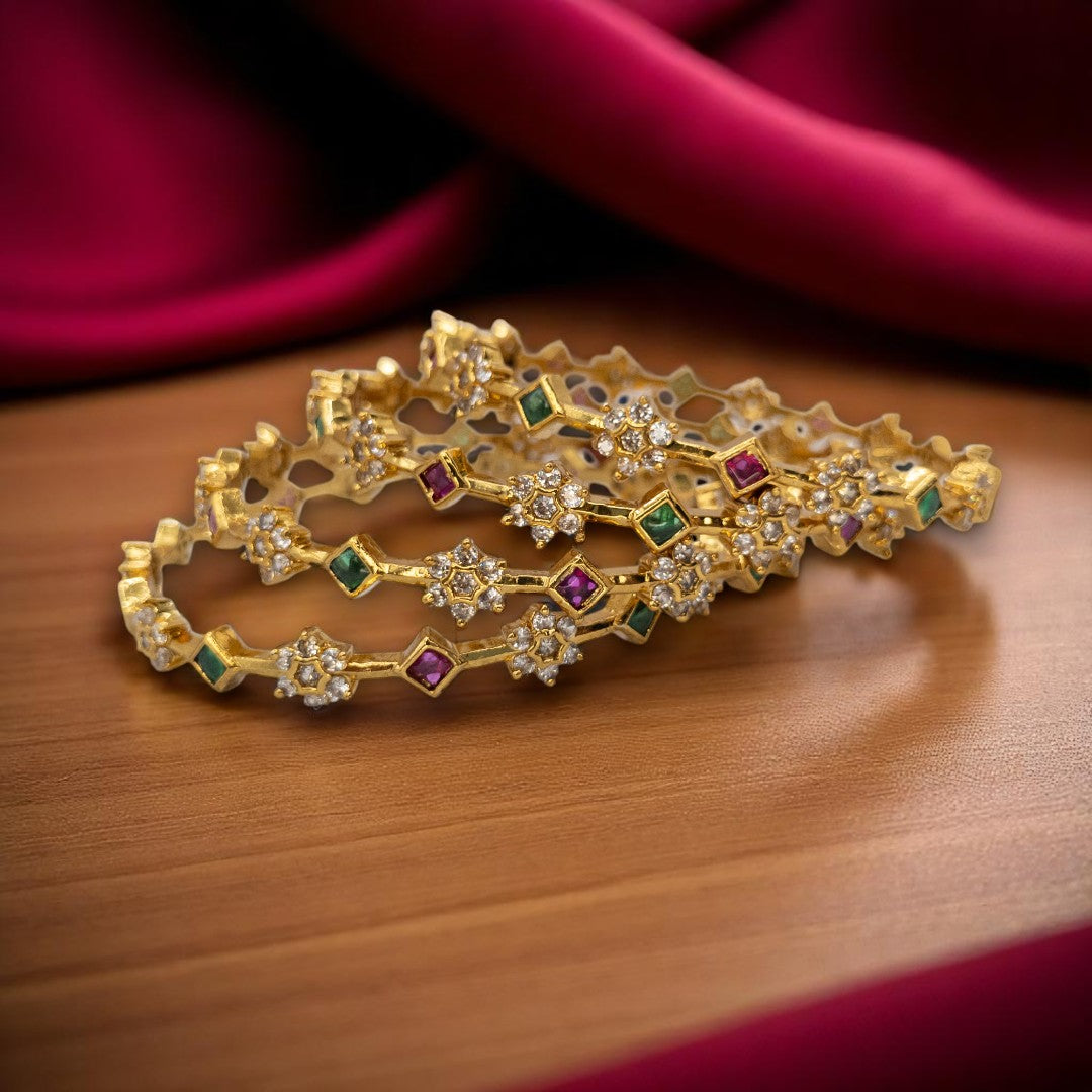 Luxmi bangle set with 2 bangles