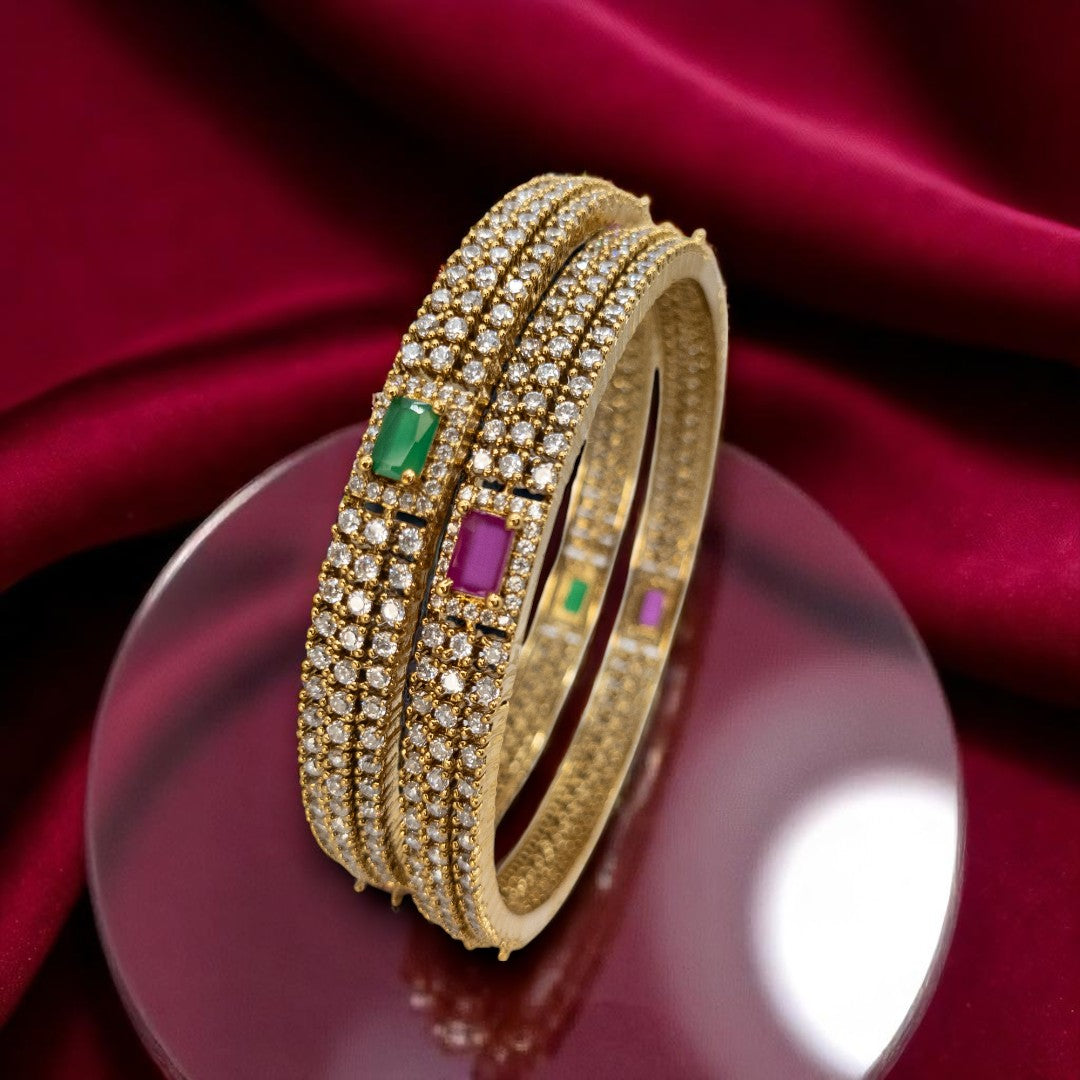 Luxmi bangle set with 2 bangles