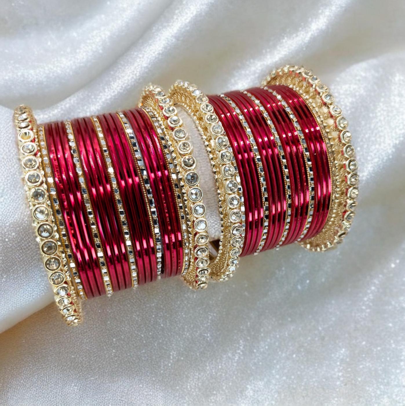 Armreifen Set - Magenta | Gold | Größe 2.8 (Kopie)