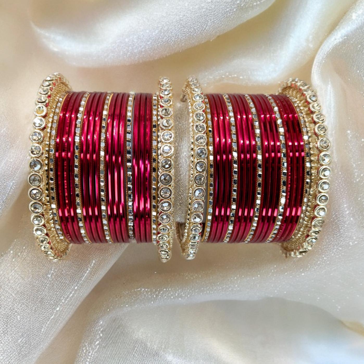 Armreifen Set - Magenta | Gold | Größe 2.8 (Kopie)
