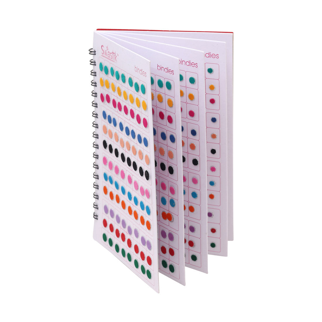 Multicolor rund Formige Bindis – 576 Stück in einem Buch