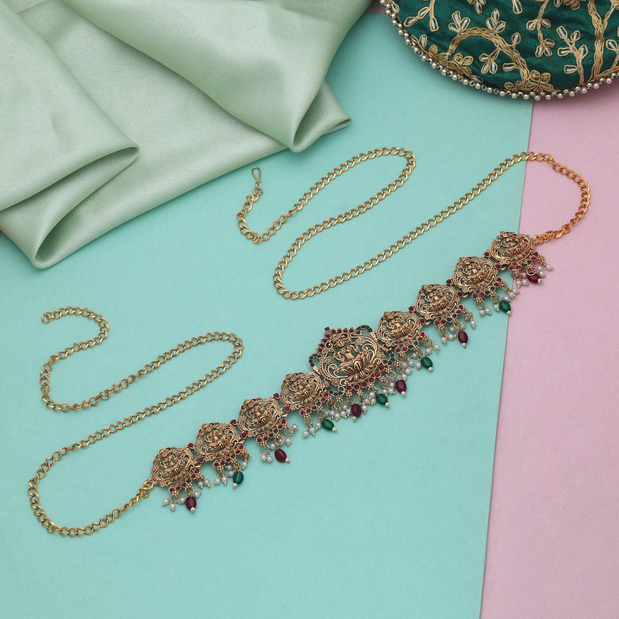 Tempel Heritage Taillenschmuck - gold